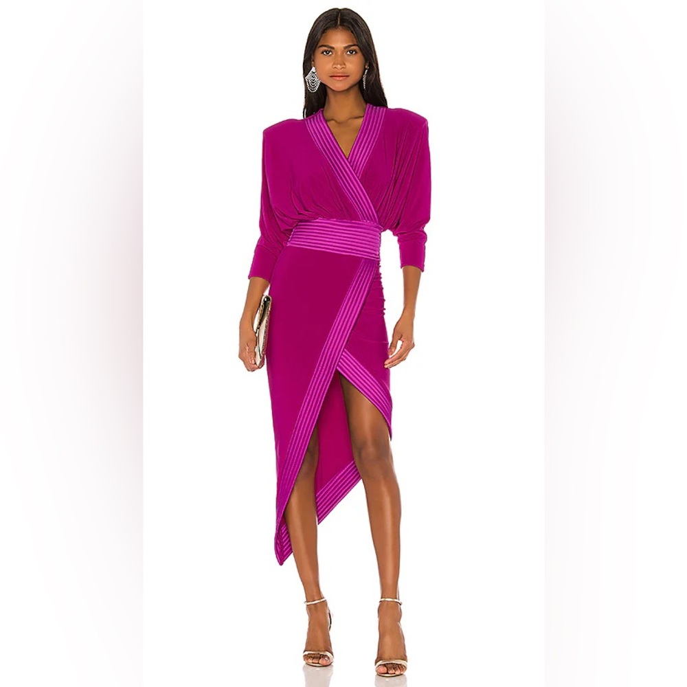 Zhivago Weld Dress In Magenta